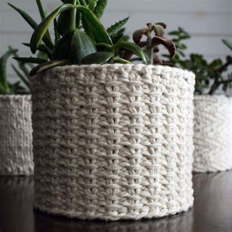 With my patterns i hope to give you the basis to. Jute Knit Stitch Plant Cozy Knitting Pattern - Brome Fields