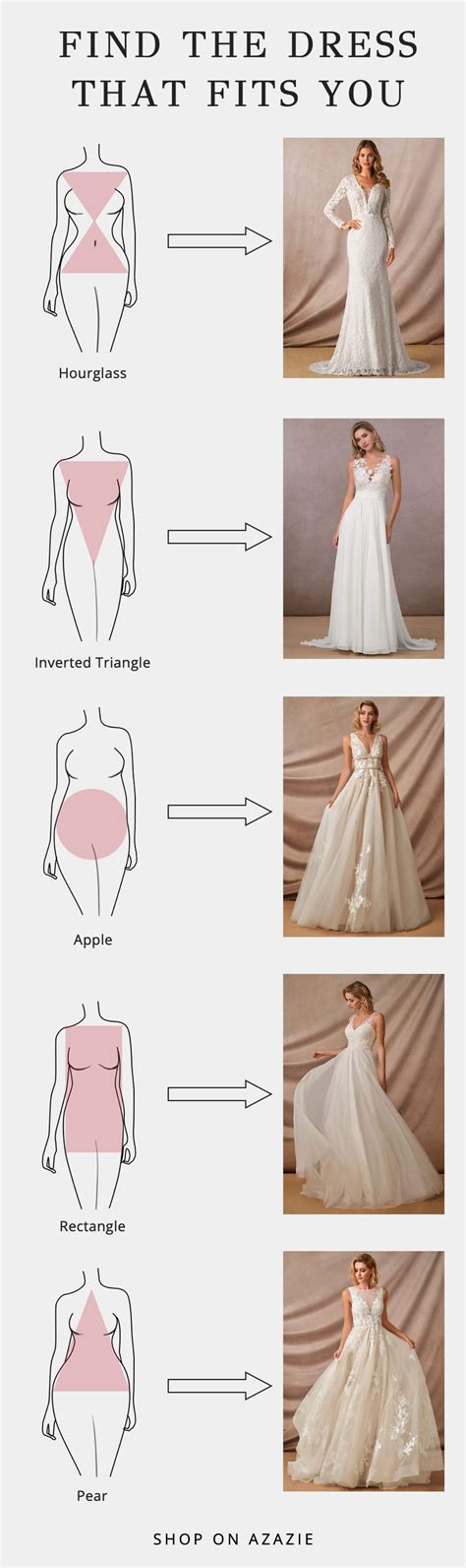 Shop Wedding Dresses By Your Body Shape Find The Dress That Fits You