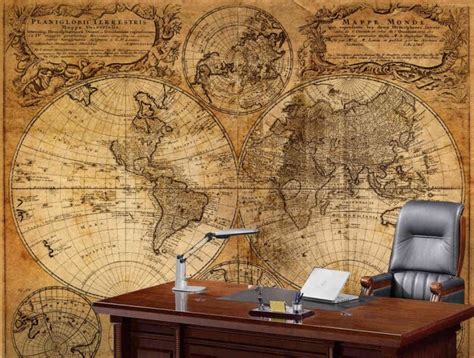 Free Download Wallpapers Collection Murals Old Map Mural 847x640 For