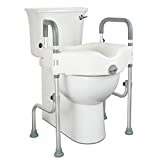 Auitoa In Raised Toilet Seat With Handles