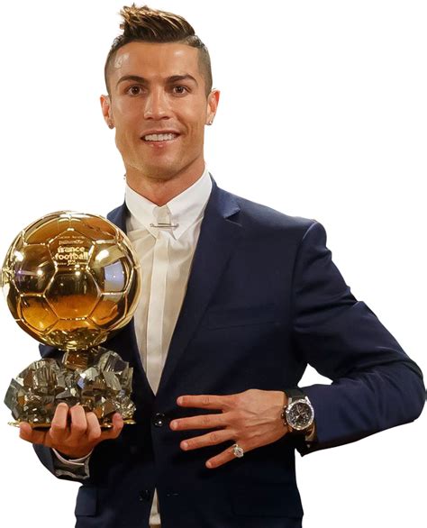 Cristiano Ronaldo Ballon Dor Football Render Footyrenders