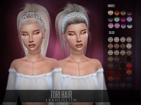 Tori Hair By Leah Lillith At Tsr Sims 4 Updates