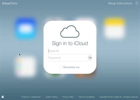 For sign in yahoo account follow please next recommendations: iCloud beta website now has iOS 7-like flat design