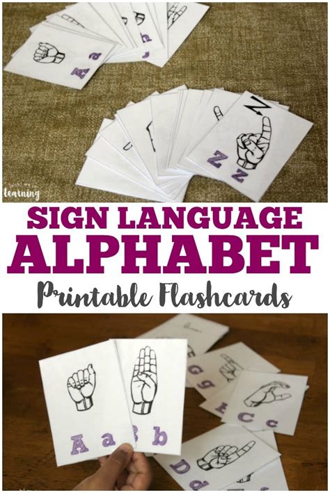 In informal contexts, the handshapes are not made as distinctly as they are in formal contexts. Sign Language Alphabet (FREE Printable Flashcards ...