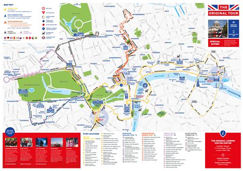 London Big Bus Tour Map The Best Bus