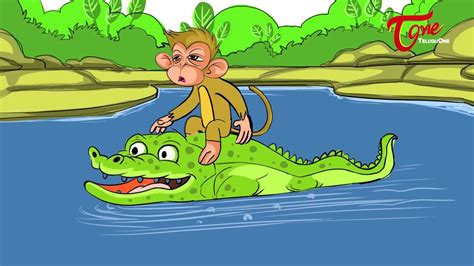 The moral of this story tells the reader to beware of thinking someone else has it better than you. The Crocodile - Monkey and Heart Story For Kids | Telugu ...