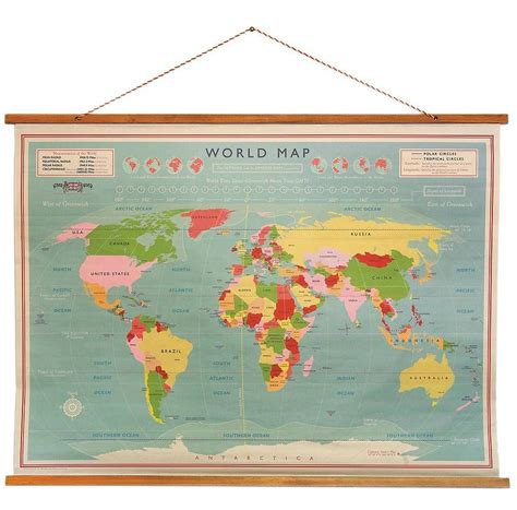 Gorgeous Old School Map For Our Kitchen Walls A Great Way To Teach
