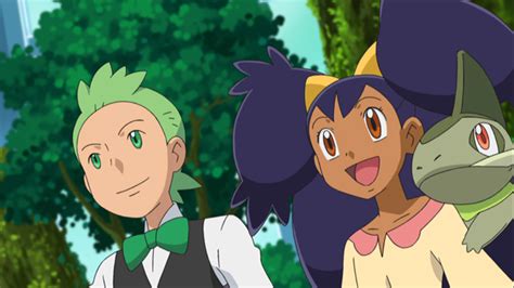 Pokemon Black And White Ash Iris And Cilan