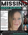 Sarah Burton missing from Joplin, Jasper County, Missouri; FBI offering ...