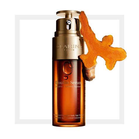 Clarins double serum complete age control concentrate, with turmeric 1.6 fluid ounce (luxury size). CLARINS Double Serum flacon 50ml - Parapharmacie en ligne ...