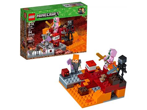 Lego Minecraft The Nether Fight 21139 Kids Time