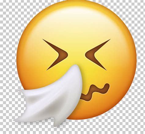 Iphone Emoji Emoticon Smiley Sneeze Png Clipart Apple Apple Color