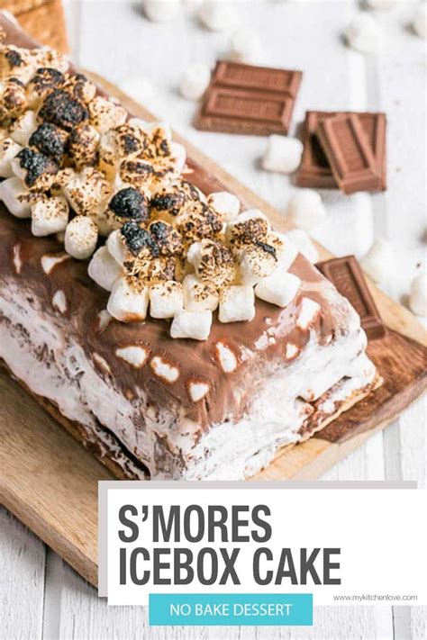 This Smores Icebox Cake Recipe Is The Perfect No Bake Dessert Perfect