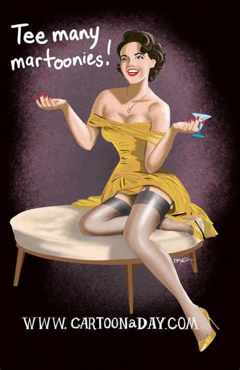 50s Pinup Woman Retro Poster Cartoon