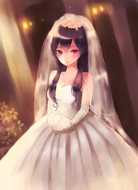 Anime Art Wedding Bridal Bride Wedding Dress Gloves