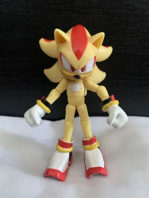 Jazwares Sonic Hedgehog Super Shadow Action Figure 3” Inch Sega Rare