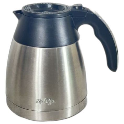 Mr Coffee 12 Cup Stainless Steel Thermal Insulated Carafe 7 Tall Bvmc