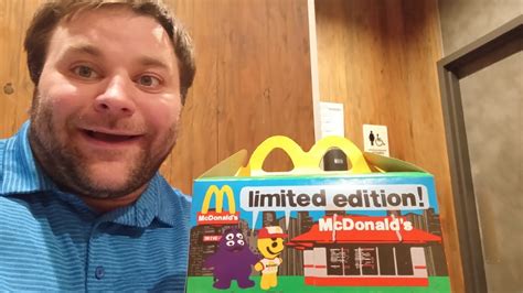 Adult Happy Meal Review At Mcdonald S Youtube
