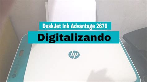 Como Digitalizar Na Impressora HP DeskJet Ink Advantage 2676 YouTube