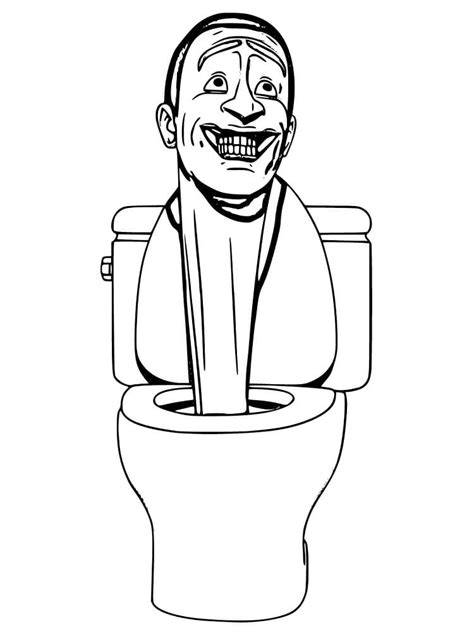 Dibujo Para Colorear De Skibidi Toilet Skibidi Toilet Coloring Pages