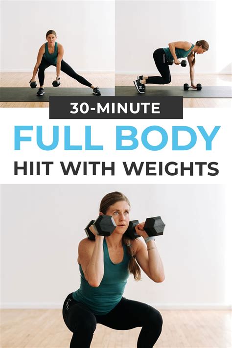 Minute Dumbbell Hiit Workout Video Nourish Move Love