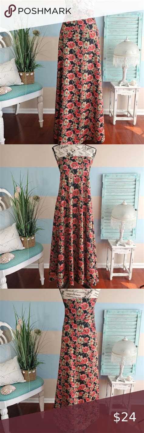 Nwt Lularoe Plus Size Floral Maxi Skirt Lularoe Maxi Lularoe Dresses