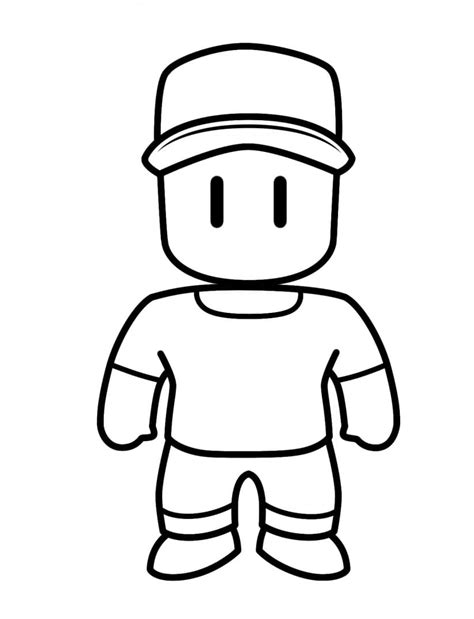 Stumble Guys Coloring Page Print And Color Coloring Home
