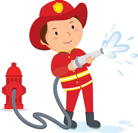 Royalty Free Firefighter Clip Art Vector Images And Illustrations Istock