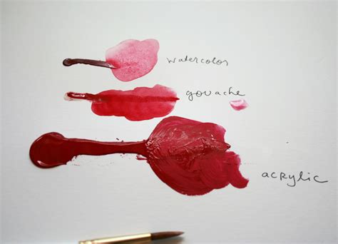 3.1 can you use safer solvents for oil? Gouache versus watercolor and acrylic paints | Gouache ...
