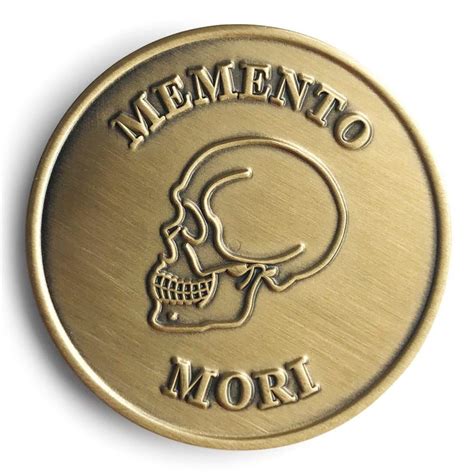 Memento Mori Stoic Medallion Stoic Store Uk