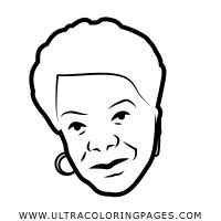 Typed on a vintage 1939 triumph typewriter on a 6x6 piece of cream colored cardstock. Maya Angelou - Free Coloring Pages