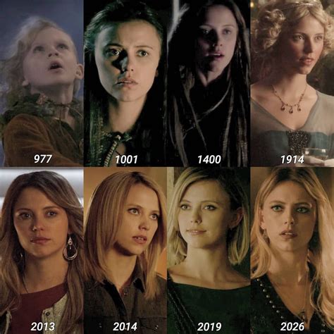 Freya Through The Years Theoriginals Freyamikaelson Rileyvoelkel Ellegraham Vampire