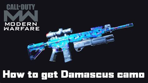 How To Unlock Modern Warfare Damascus Camo Gamerevolution