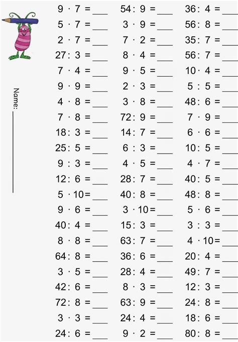 Dafür habe ich ein programm geschrieben welches euch entweder 1, 2, 4 oder 9 bingo scheine auf einer din a4 seite erzeugt. Einmaleins - Gemischte Übungsaufgaben | Multiplikation | Pinterest throughout Rechenaufgaben 2 ...