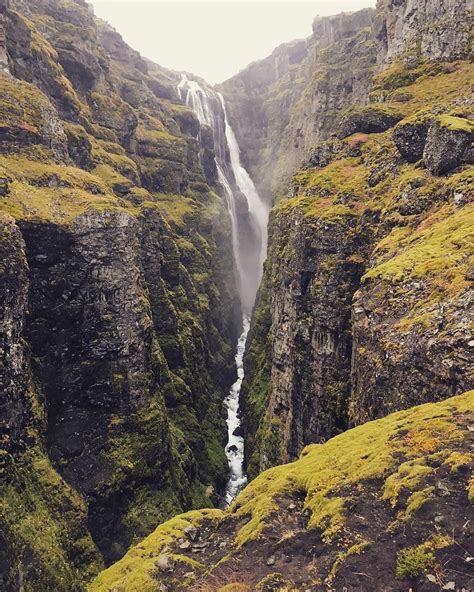 Glymur The Second Highest Waterfall In Iceland Photo By Jucash