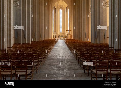 Copenhagen Denmark September 18 2018 Interior Of The Grundtvigs