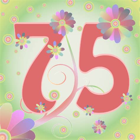 Flowerpower 75jaar Verjaardagskaarten Kaartje2go