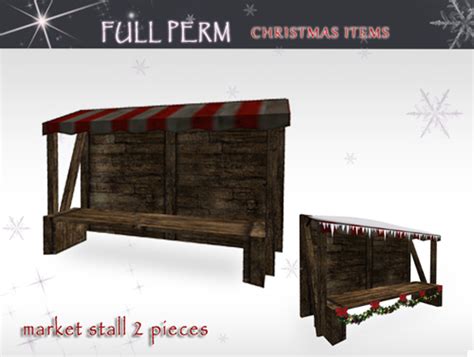 Second Life Marketplace Full Perm Country Market Stall Grunge Wood 2