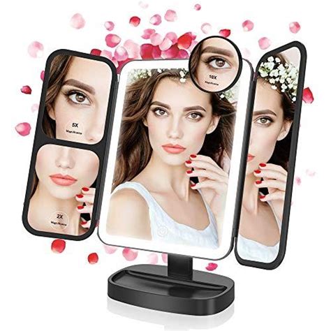 Miusco Large Tabletop Vanity Makeup Mirror With Stand