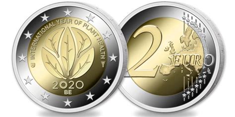 Belgium Dedicates A Special 2 Euro Coin To Plant Health At The Occasion