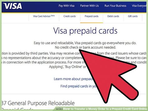 With visa prepaid cards, spend only what you have already deposited into your account and reload. How to Transfer a Money Order to a Prepaid Credit Card Online