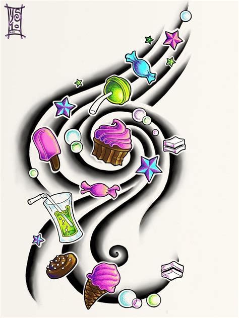 Candy Tattoo Candy Tattoo Cupcake Tattoos Cupcake Tattoo Designs