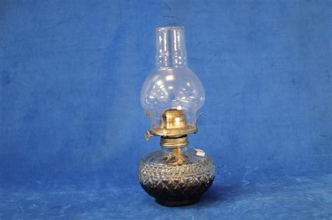 Lot 3 Vintage Oil Lamps With Spare Wicks