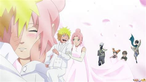 Naruto And Sakura Wedding Naruhina Hinata Hyuga Sasusaku Naruto And