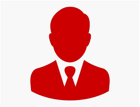 Business Person Icon Business People Icon Red Png Transparent Png