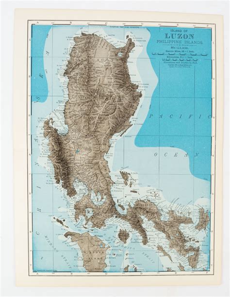 Island Of Luzon Philippine Islands [philippines Map ] Philippines Barnebys