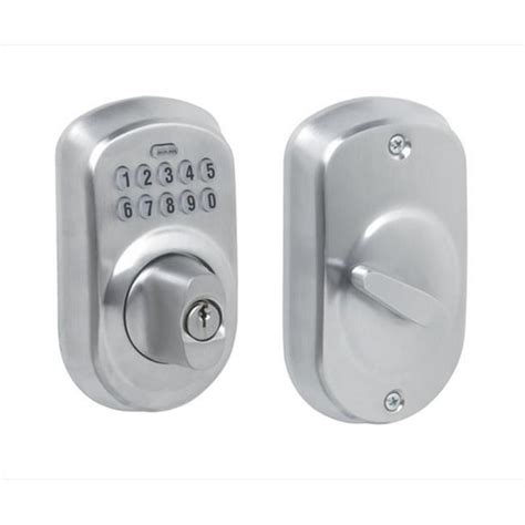 Schlage Be365 Ply Plymouth Electronic Keypad Single Cylinder Deadbolt