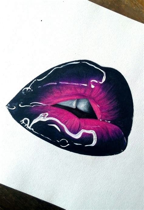 Lip Drawing Lips Drawing Lip Drawing Prismacolor Art