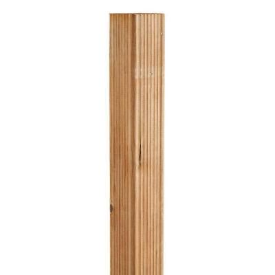 But now im starting to worry about the posts standing out like a sore thumb. 4 in. x 4 in. x 6 ft. Pressure-Treated Cedar-Tone Moulded ...