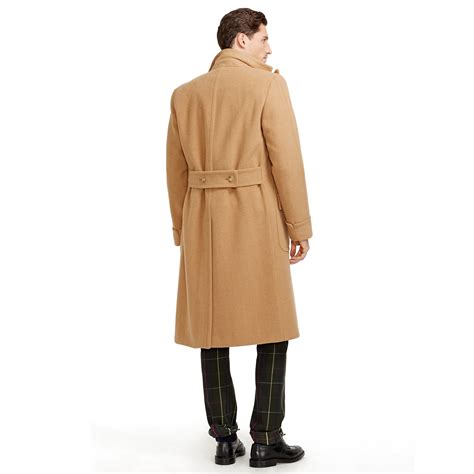 Polo ralph lauren long wrench coat camel beige xs size 100% cotton from japan. Polo Ralph Lauren Camel Hair Polo Coat in Natural for Men ...